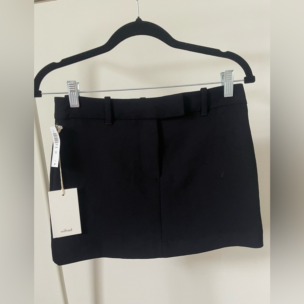 Wilfred Black Mini Skirt